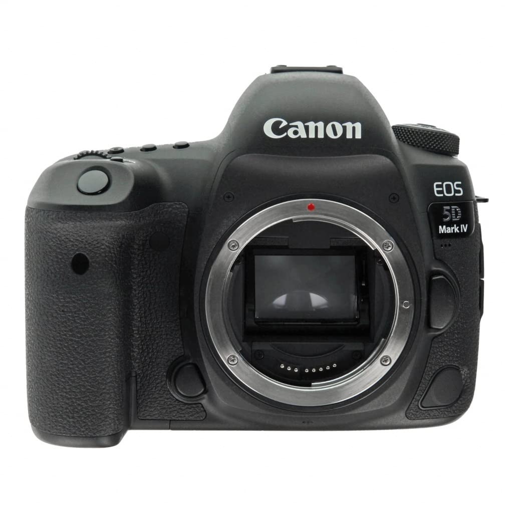Canon EOS 5D Mark IV SLR-Digitalkamera (30,4 MP, 8,1cm Touchscreen-LCD, DIGIC 6+, Dual Pixel RAW, 4K Video, WLAN, NFC, GPS) Gehäuse, schwarz