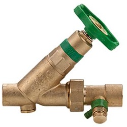 Schlösser KFR-Ventil mit Verschraubung mit Entleerung 28 mm