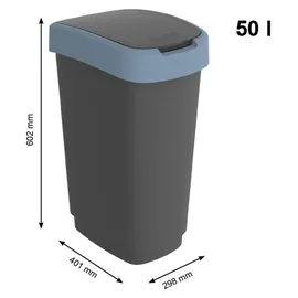 Rotho Twist 50 l horizon blau