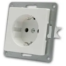 McPower Schuko-Steckdose Cup Weiß 18 St.