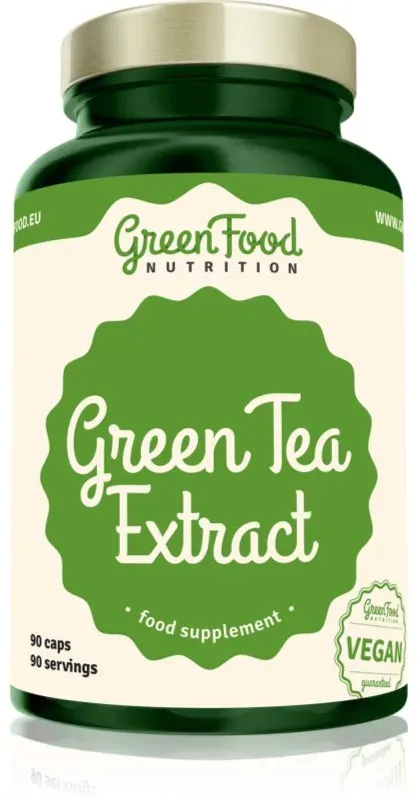 GreenFood Nutrition Green Tea Extract Kapseln mit Auszügen aus grünem Tee 102 g