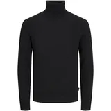 JACK & JONES Emil Knit Rollkragenpullover Black L