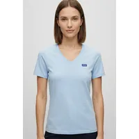 HUGO BOSS Classic V T-Shirt Blau L (40)