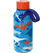 Quokka Solid Kids Thermoflasche mit Schlaufe zum Aufhängen Dinosaur 330 ml