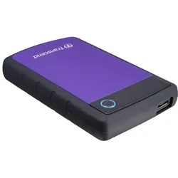 Transcend StoreJet 25H3P Festplatte 1 TB USB 3.0 extern purpur brillant