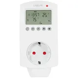 Logilink Smart Thermostatsteckdose 1-fach Steckdosenbuchse, Tuya kompatibel