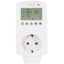 Logilink Smart Thermostatsteckdose 1-fach Steckdosenbuchse, Tuya kompatibel