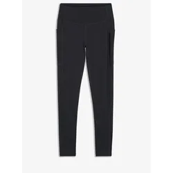 bonprix Komfort-Sport-Leggings mit Handytasche schnelltrocknend, schwarz, 44/46 (L)