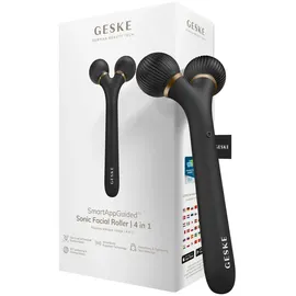 geske german beauty tech Körperpflegemittel SMART APP GUIDED 4 in 1, sonic facial roller #black 1 u