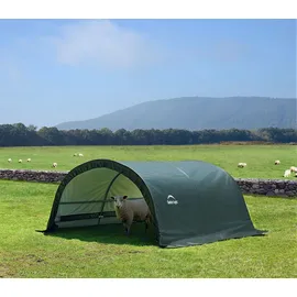 ShelterLogic Weidezelt Run-In-Shed 300x260x150 cm Grün