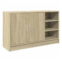 VidaXL Waschbeckenunterschrank Sonoma-Eiche 90x29x55 cm Holzwerkstoff