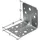 GAH Alberts Schwerlast-Winkelverbinder mit Sicke sendzimirverzinkt 90 mm x 50 mm x 50 mm