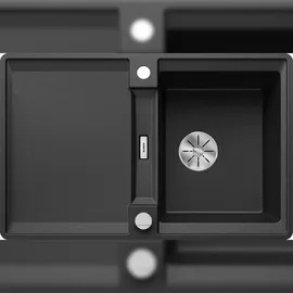 Blanco Adira 45 S-F links Flächenbündig silgranit anthrazit Handbetätigung 770 x 490 mm