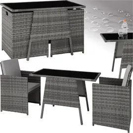 Tectake  Lausanne Set 3-tlg. grau