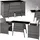 Tectake  Lausanne Set 3-tlg. grau