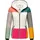 Navahoo Damen Stylische Steppjacke Colorblocking Übergangsjacke mit Kapuze Multikulti