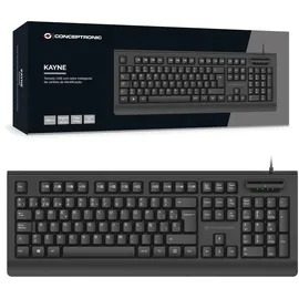 Conceptronic USB Tastatur,Smart ID-Kartenleser Layout