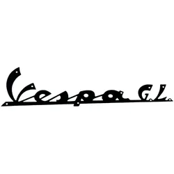 Emblem Vespa GL schwarz