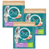 Purina One Sensitive - 3 x 750 g (€ 10,76/kg) Katzenfutter mit Truthahn & Reis