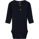 NAME IT Mädchen Nbmkab Ls Noos Body, Dark Sapphire, 80 EU - 80