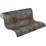 A.S. Création AS Creation Vliestapete Beton 10,05 x 0,53 m Dunkelgrau FSC®