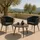 Mendler HWC-N38 Aluminium-Gartenstuhl 61 x 61 x 82 cm anthrazit 2 St.