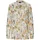 GOLDNER Hemdbluse mit floralem Muster Beige 46
