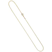 Goldkette JOBO Halsketten Gr. Gelbgold 333, Länge: 50 cm, goldfarben (gelbgold 333) Damen Goldketten Venezianerkette 333 Gold 50 cm 1,5 mm