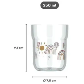 Mepal - Kinderbecher Mio Little Dutch - Becher für Kinder - Kinderbecher ab 9 Monaten - Spülmaschinengeeignet - BPA-frei - 250 ml - Forest Friends