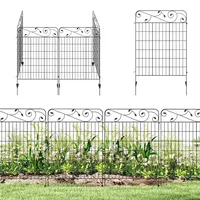 Outsunny Maschendrahtzaun 352 x 110 cm Schwarz/Metall