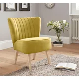 Home Affaire Sessel HOME AFFAIRE "Campi", gelb, B:64cm H:81cm T:66cm, Luxus-Microfaser (100% Polyester), Sessel, Sessel, in verschiedenen Farben verfügbar, frei im Raum stellbar