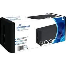 MediaRange Kabelbox 32 x 14 x 13 cm 1-tlg. schwarz