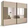 Rauch Schwebetürenschrank BAREA 271 x 210 x 62 cm Beige