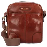 the Bridge Vespucci Umhängetasche Leder 21 cm braun