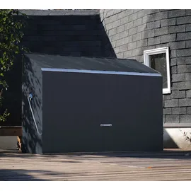 Trimetals Sesame Fahrradbox Metall Dunkelgrau 76x185x139 cm