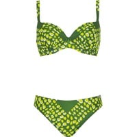 Sunflair SUNFLAIR, Damen, Bikini, Basic Bikini-Set, Grün, (38 G)