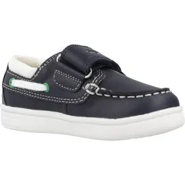 GEOX Jungen B Djrock Boy C Mokassins, Navy/White, 24