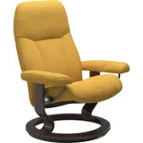 Stressless Stressless® Relaxsessel »Consul«, mit Classic Base, Größe M, Gestell Wenge, gelb