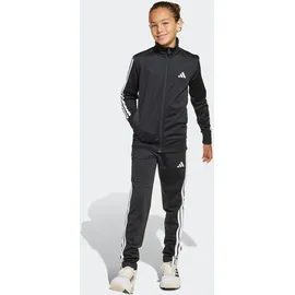 adidas Unisex Kids ESSENTIALS CLIMACOOL STRIPES TRACKSUIT, black/white, 13-14 Years
