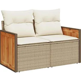 vidaXL Garten-Lounge-Set 8-tlg. beige