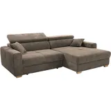 'massivart' Ecksofa Slider Cord Grau Taupe