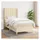 vidaXL Boxspringbett 90 x 200 cm Creme