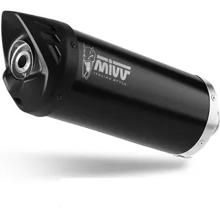 MIVV Mover Piaggio Beverly 400 2021-24 Mv.pg.0005.lv Homologierter Slip On Schalldämpfer - Black - Homologated