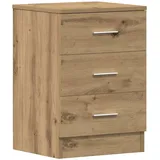 vidaXL Nachttisch Artisan-Eiche 38x35x55 cm Holzwerkstoff