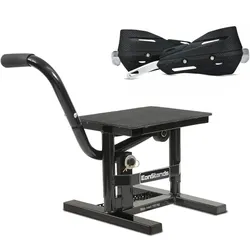 Motorradständer Cross-Lift M + Handprotektoren passend für Borossi BT 450 Enduro GS/LX carbon