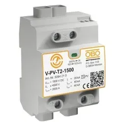 OBO 5094210 SurgeController V-PV Y-Schaltung für PV-Anlagen 1500V DC grau V-PV-T2-1500