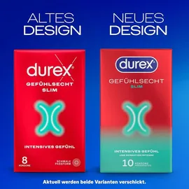 DUREX Gefühlsecht Slim Fit 10 St.
