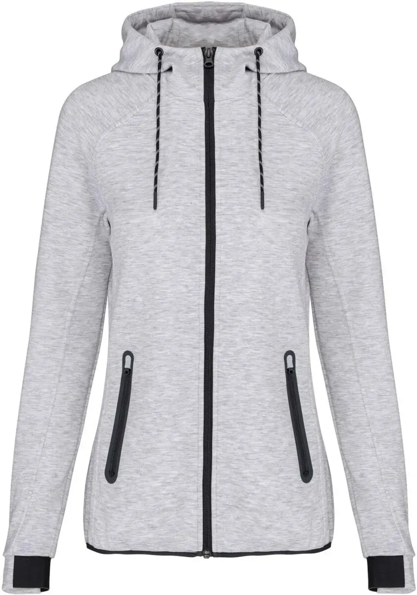 Kariban ProAct Damen Trainingsjacke Übergangsjacke PA359 ash heather M