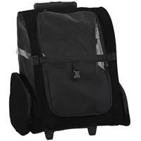 VidaXL Trolley für Haustiere 3-in-1 Schwarz 48x32x57 cm cm