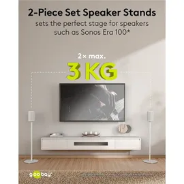 goobay Modern Era 1 Base weiß